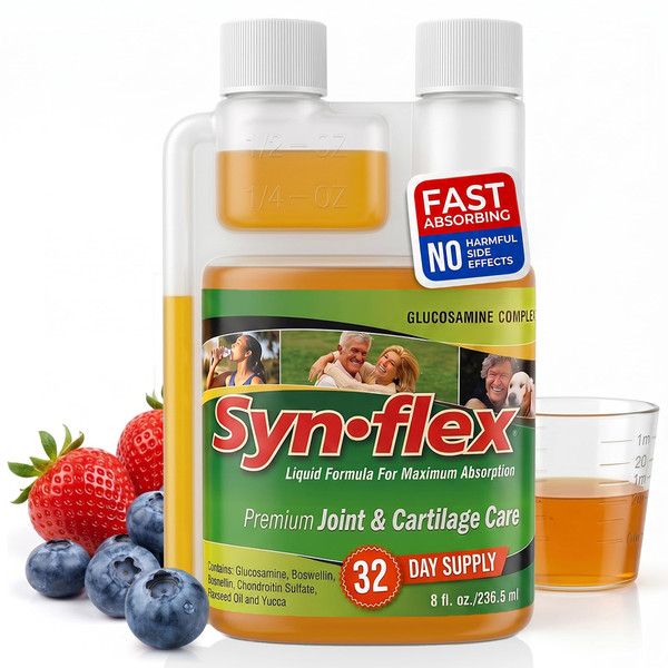 Synflex Concentrated Liquid Glucosamine Chondroitin 1250mg Joint Support