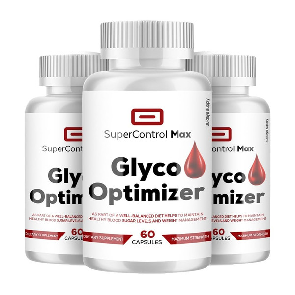 nutradash (3 Pack) Super Control Max - Glyco Optimizer - Super Control Max Glycogen Support - Glyco Optimize Pills (180 Capsules - 3 Month Supply)