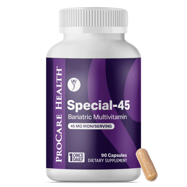 Special-45 Bariatric Multivitamin | Reduced B12 | Capsule | 90ct