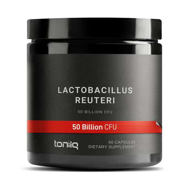 Toniiq 50 Billion CFU Lactobacillus Reuteri Probiotic 50mg per Serving