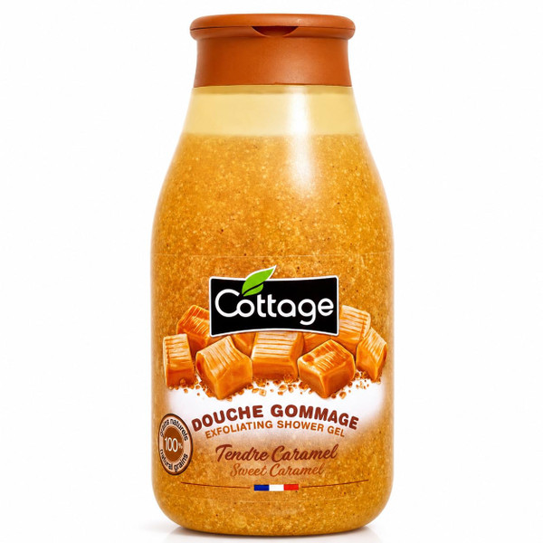 Cottage Douche Gommage Tendre Caramel Grains Exfoliants 100% Naturels 1 Unité