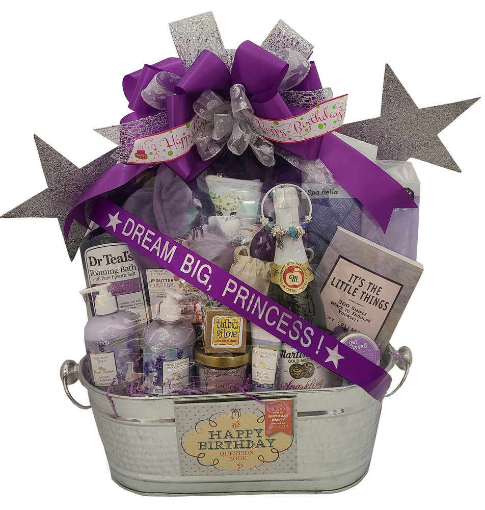 Custom Birthday Gift Basket (Deluxe)