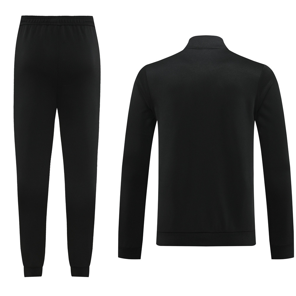Germany 24/25 Men's Black Long Zip Jacket
