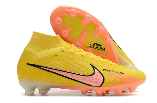 Nike Air Zoom Mercurial Superfly 9 Elite AG Football Boots - Yellow/Peach