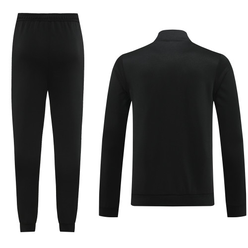 Germany 24/25 Men's Black Long Zip Jacket