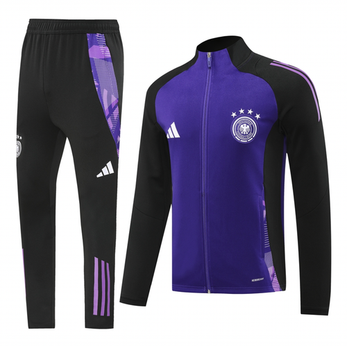 Germany 24/25 Men's Purple Long Zip Jacket