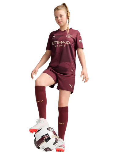HAALAND #9 Manchester City 24/25 Kid's Third Shirt and Shorts - PL Font
