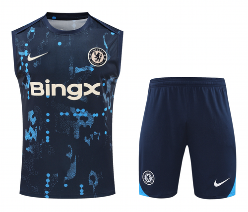 Chelsea 24/25 Men's Navy Pre-Match Training Tank Top
