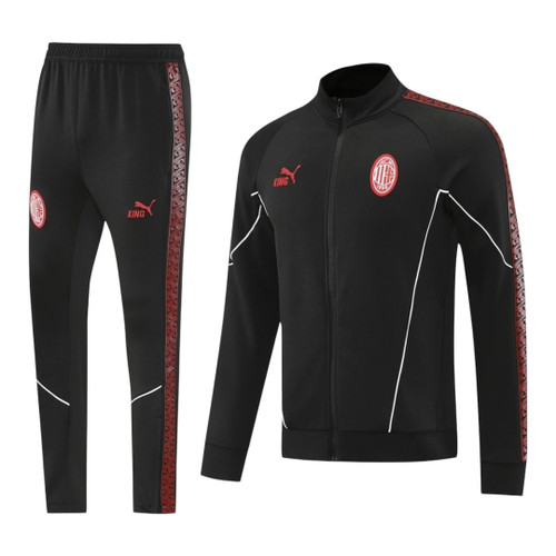 AC Milan 25/26 Men's Black Long Zip Jacket