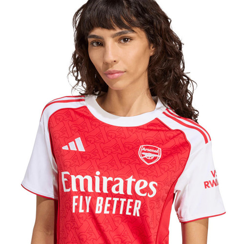 ØDEGAARD #8 Arsenal 25/26 Women's Home Shirt - Arsenal Font