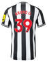 BRUNO G. #39 Newcastle United 23/24 Authentic Men's Home Shirt - PL Font