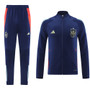 Spain 24/25 Men's Dark Blue Long Zip Jacket