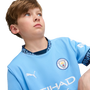 DE BRUYNE #17 Manchester City 24/25 Kid's Home Shirt and Shorts - PL Font