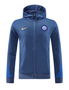 Inter Milan 24/25 Men's Blue Long Zip Hoodie