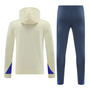 Inter Milan 24/25 Men's Light Yellow Hoodie Tracksuit