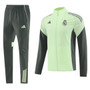 Real Madrid 25/26 Men's Lime Green Long Zip Windbreaker