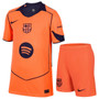 LAMINE YAMAL #10 Barcelona 25/26 Kid's Third Mini-Kit - La Liga Font