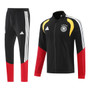 Germany 2026 Men's Black Long Zip Jacket