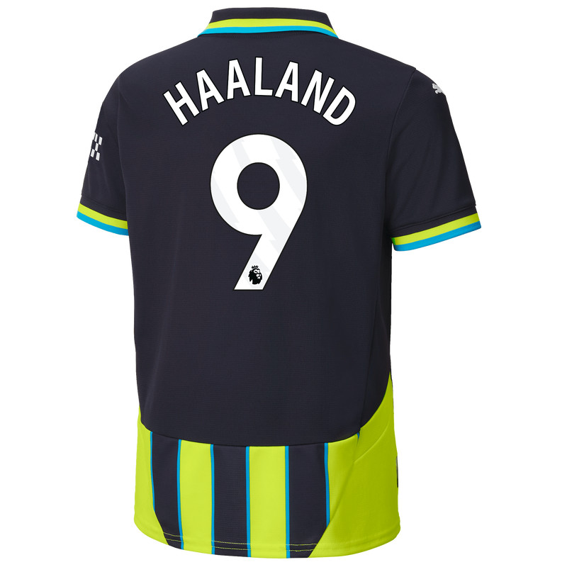 HAALAND #9 Manchester City 24/25 Kid's Away Shirt and Shorts - PL Font