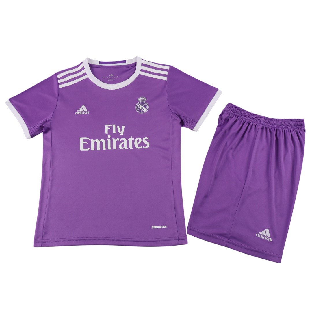 Real Madrid 16/17 Kid's Away Retro Mini-Kit