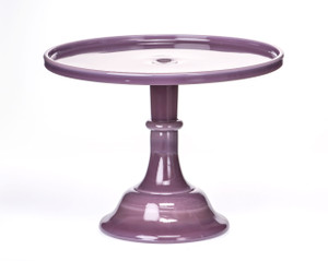 Mosser Vintage Style cake stand in eggplant color 9 inch diameter Mosser Vintage Style cake stand in eggplant color 9 inch diameter
