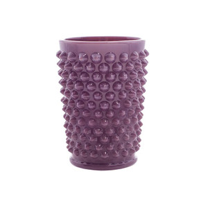 Mosser Glass Vintage style Gigi Hobnail Tumbler in Eggplant Mosser Glass Vintage style Gigi Hobnail Tumbler in Eggplant