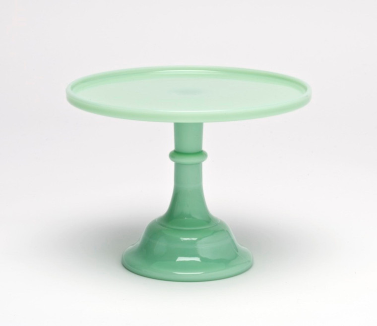 Mosser Jadeite Cake Stand in 10 inch Size Vintage Jade green color