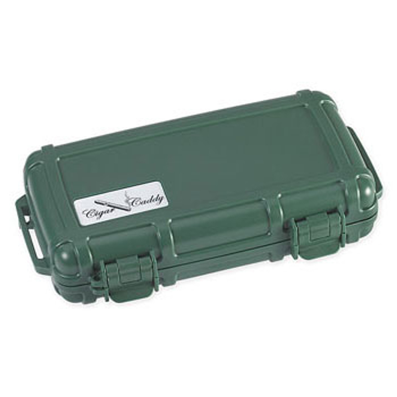 Cigar Caddy - Green 5 Cigar Travel Humidor