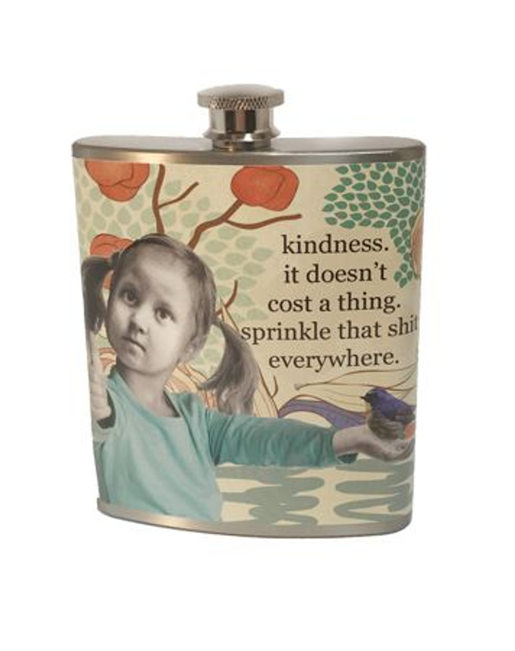 Kindness Doesn't Cost a Thing Flask