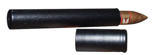 Telescopic Plastic Cigar Tube - Black or Clear