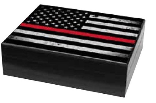 Desktop Cigar Humidor: Supreme Red Line Cigar Humidor