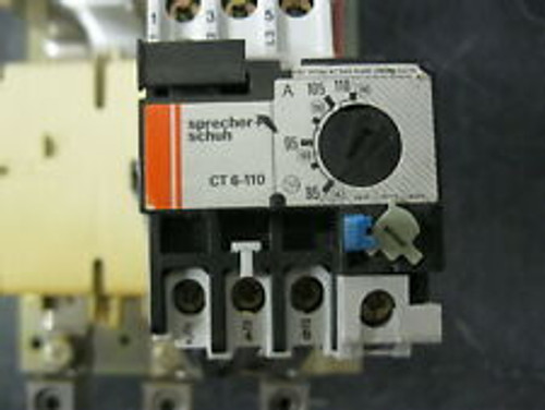 Sprecher+Schuh Contactor CA 6-105 with CEP7-M110 Relay 