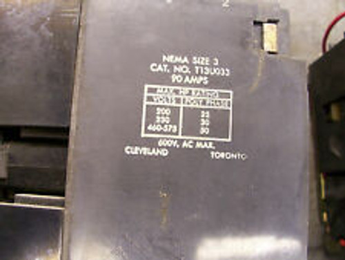 Details about   Clark A Smith Type TM NEMA Size 3 Starter T13U033 90 Amp 120 V O 