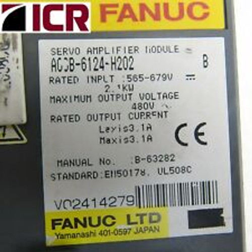 Fanuc Servo Amplifier A06B6124H202