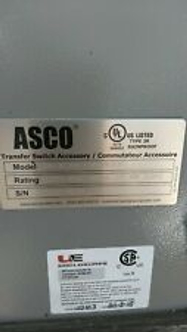 Asco Quick Connect Power Panel 800 Amp Up To 600 Volts Series 300 With Camlock