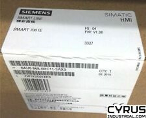 6Av6648-0Bc11-3Ax0 | 6Av66480Bc113Ax0 Siemens Simatic Hmi Smart 700 Ie, Smart Pa