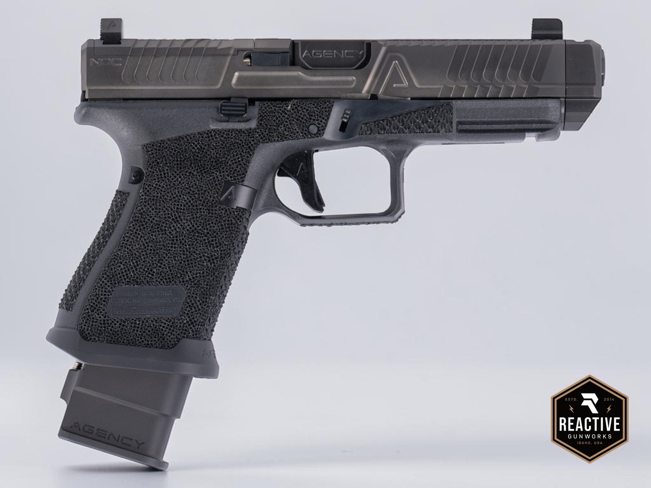 Agency Arms NOC 2.0 Glock 19 Gen5 Black Barrel-img-0