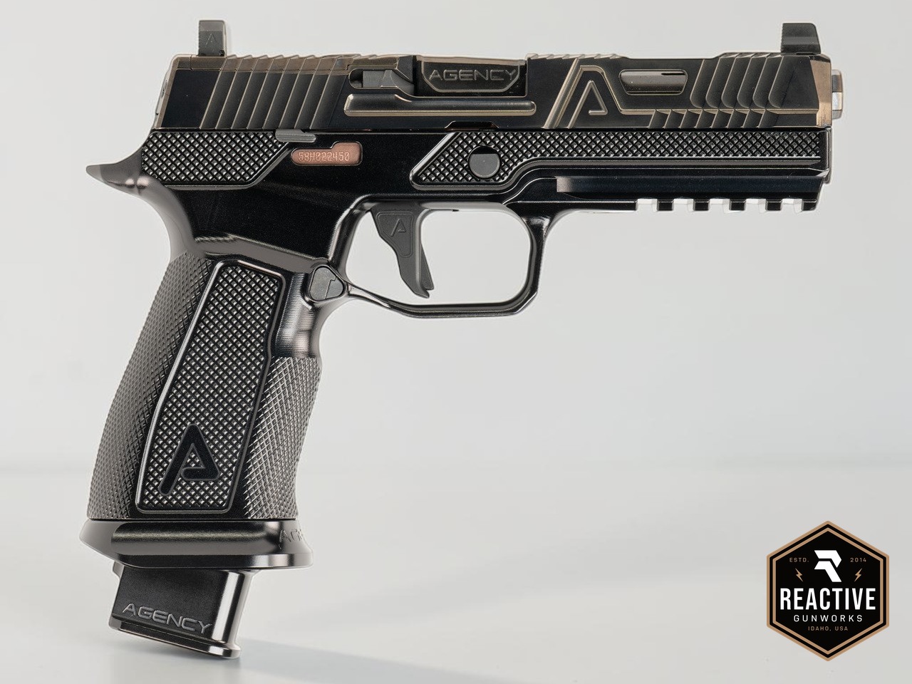 Agency Arms P320 4.7 Ported EXA Polished DLC Icarus Premier-img-0