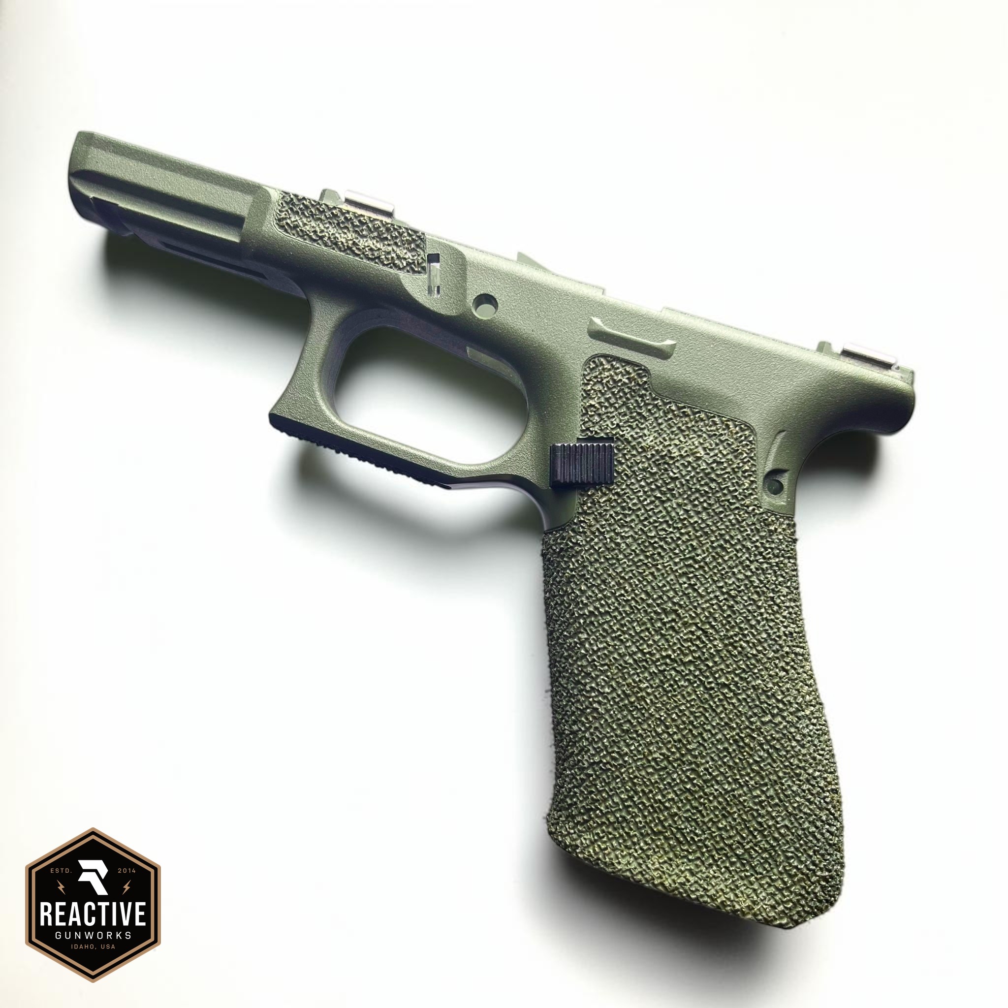 Lead Baron Customs G45 Factory BFG Stippled Frame — X-img-0