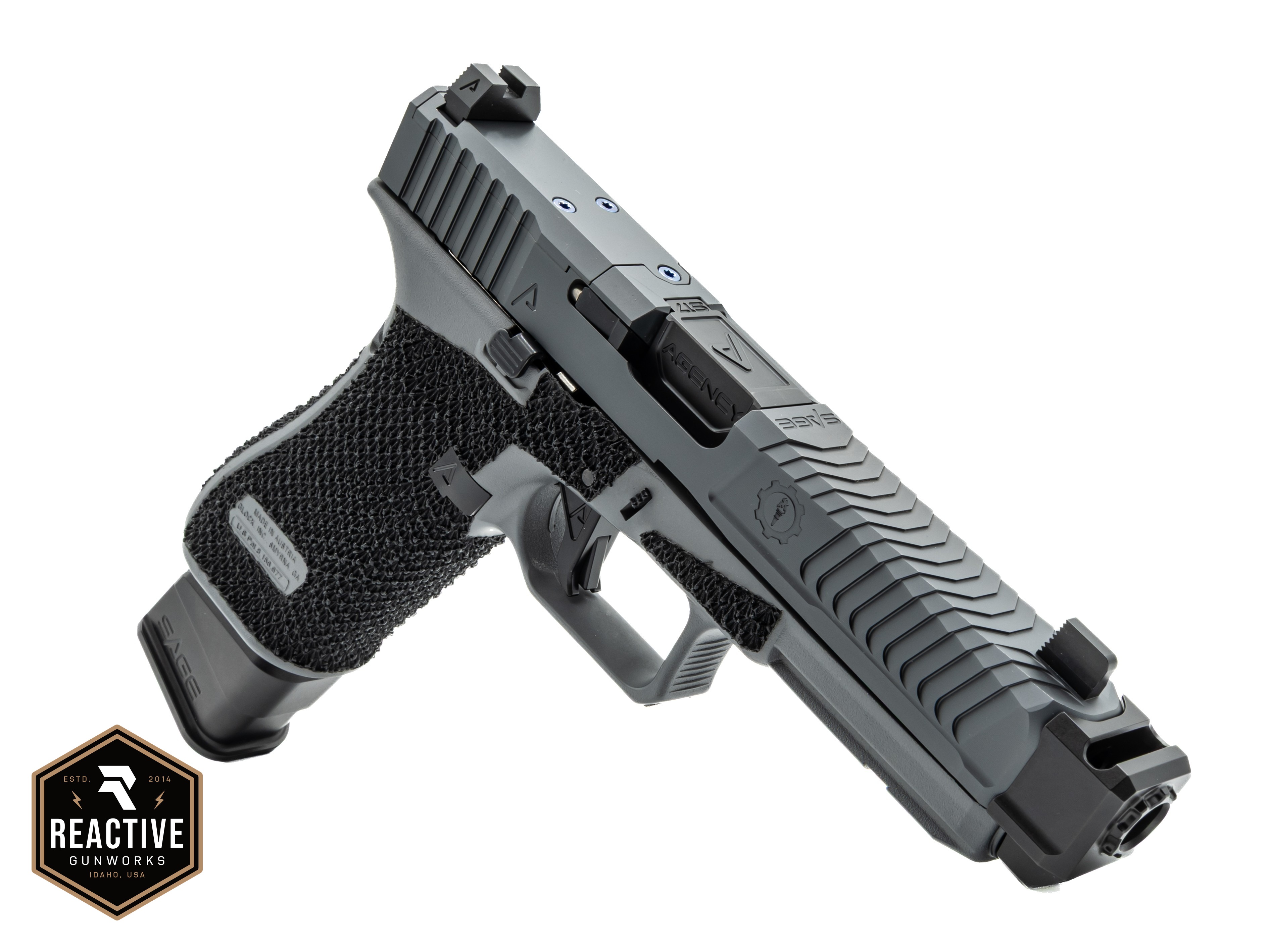 Agency Arms x Sage Dynamics Glock 17 Gavel Gray PVD-img-0