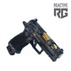 Agency Arms SIG P320 EXA Black Multicam Ported Polished Gold
