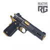 Nighthawk Custom President Govt (.45 ACP) 5" IOS Black and Gold RMR Plate