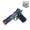 Nighthawk Custom President Govt (.45 ACP) 5" IOS Black and Gold RMR Plate