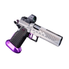 SVI INFINITY BEES ON PARADE HIGH END CUSTOM 2011 PISTOL VIEW FROM THE RIGHT SIDE