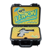 SVI INFINITY LEMON HIGH END CUSTOM 2011 PISTOL IN ITS CUSTOM HARD CASE