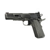 Nighthawk Agent 2 Govt Smoked Nitride (10mm) IOS Carbon Fiber Grips 1911
