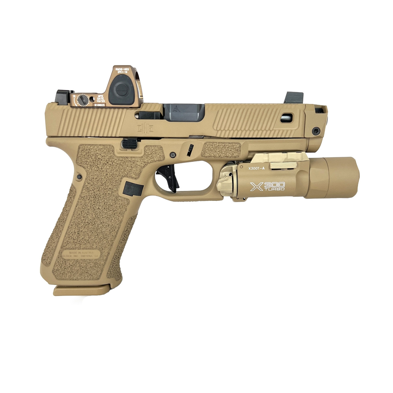 砂漠のライオン　　　レーザーディスク　　　　rivinBF LWS G19X Ripper Afterburner+Ramjet RMR Full Build FDE | Reactive