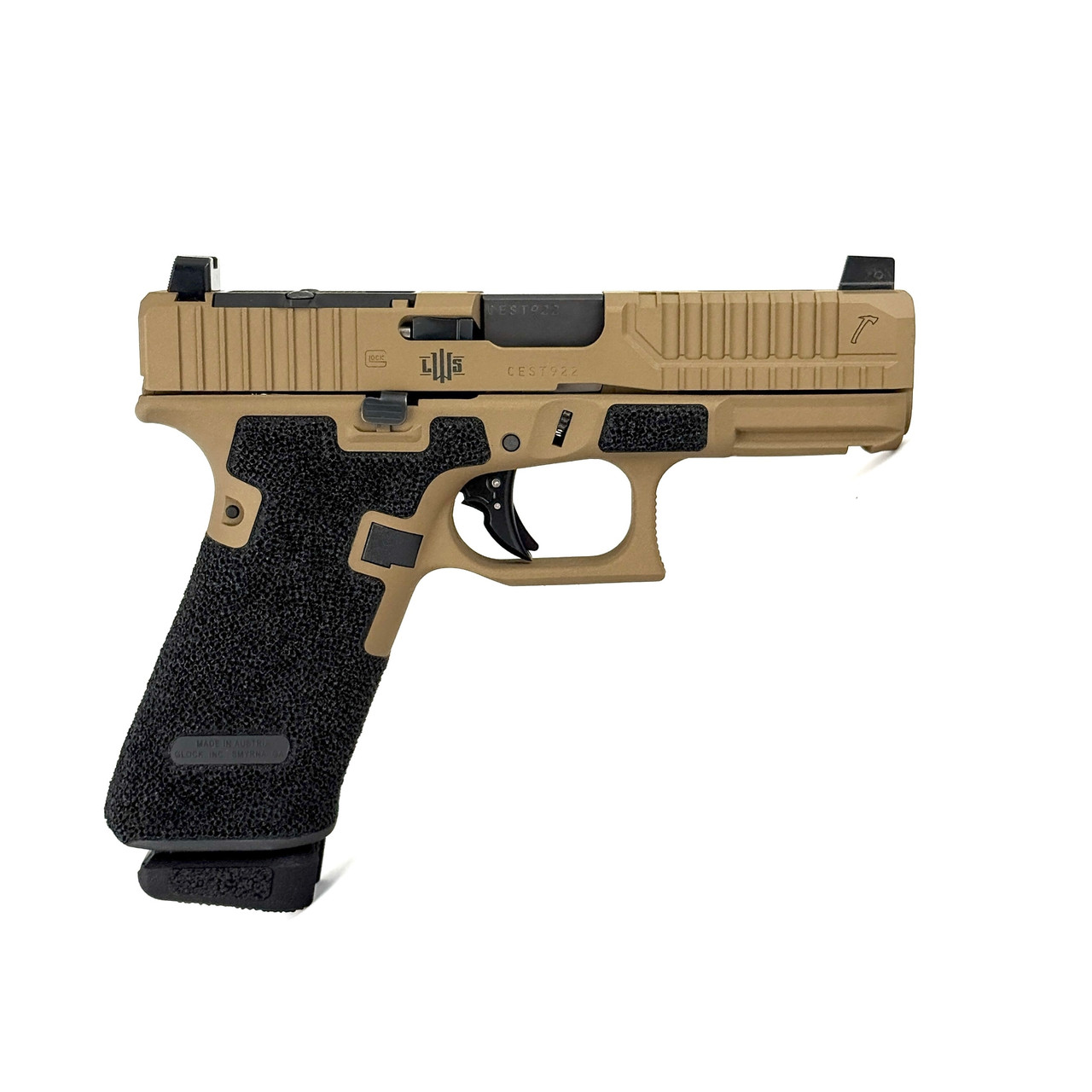 LWS x VEIL G45 Tomahawk Dark Tano RMR Slim Grip - Reactive Gunworks
