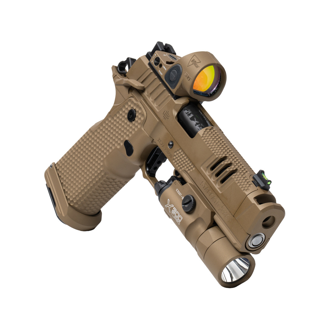 Staccato XC LWS Impaler Dark Tano (9mm) - Reactive Gunworks
