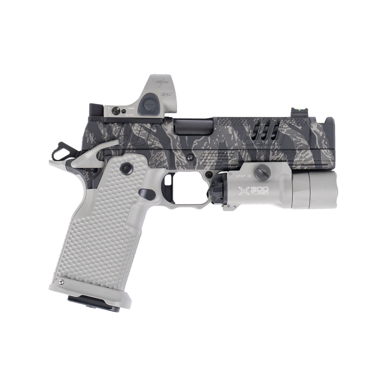 Staccato XC LWS Impaler Grey Tiger Stripe (9mm) - Reactive Gunworks